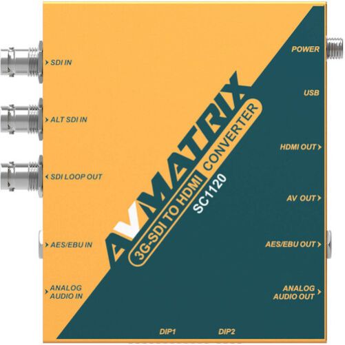 Avmatrix SC1120 3G-SDI to HDMI &amp; AV Scaling Converter
