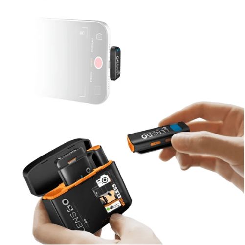 Lensgo 528C Wireless TRS/USB-C Dual Microphone System for Cameras and Smartphones