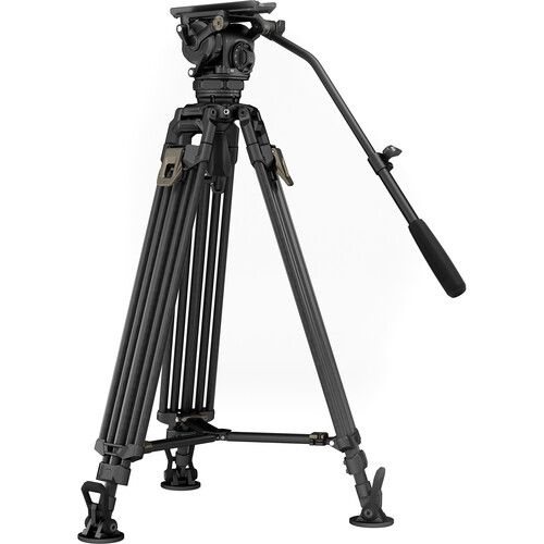 Tilta CT12 75mm Cine Fluid Head With 2-Stage One-Touch Carbon Fiber Tripod System