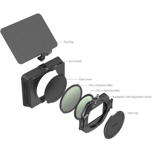 SmallRig Matte Box with Adjustable Clamp and VND Kit (4411)