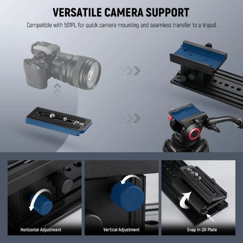 Neewer X14 II Aluminum Alloy Teleprompter With 501PL Quick Shoe Plate