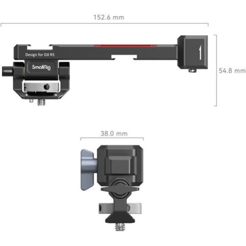SmallRig Monitor Mount with NATO Clamp for Select DJI RS Series Gimbals (3026B)