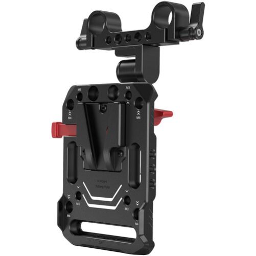 SmallRig V-Lock Battery Plate with 15mm Rod Clamp and Adjustable Arm (2991)