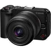 Canon Eos R50 V 4k Video Mirrorless Camera With Rf-S14-30mm F4-6.3 Is Stm Pz Lens - Black