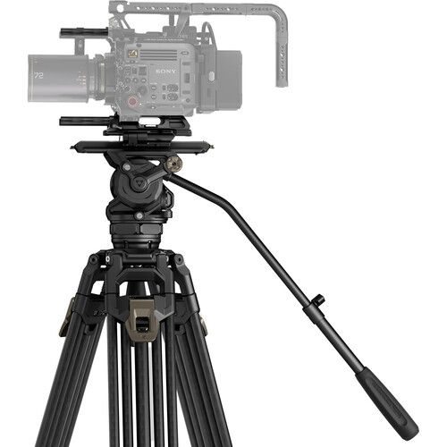 Tilta CT12 75mm Cine Fluid Head With 2-Stage One-Touch Carbon Fiber Tripod System