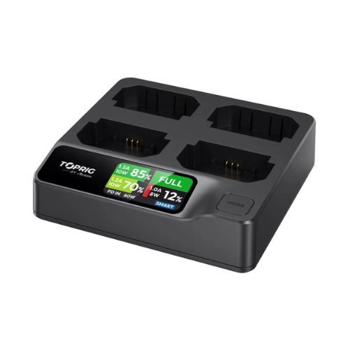 Accsoon TOPRIG 4-Bay NP-FZ100 Fast Charger