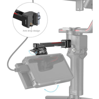 SmallRig Monitor Mount with NATO Clamp for Select DJI RS Series Gimbals (3026B)