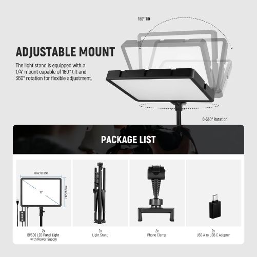 Neewer LED Video Light (BP300)