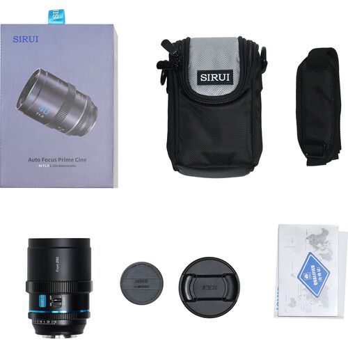 SIRUI 40mm T1.8 1.33X S35 Anamorphic Lens (Sony E, Blue Flare)