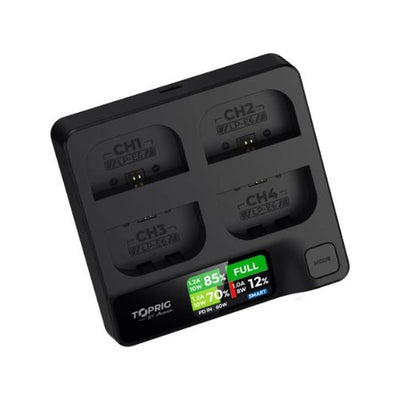 Accsoon TOPRIG 4-Bay LP-E6 Fast Charger