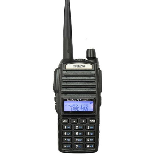 Promage Connect Walkie Talkies PC-WT820 With Earpiece 5W Radio Handheld Dual Band Portable (1-20 set) - 1S