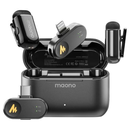 MAONO WM622-PBC2 Wave T1 Mini Wireless Lavalier Microphone
