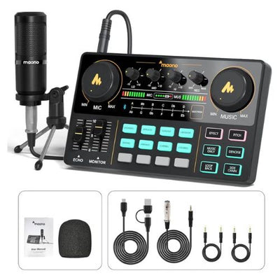 MAONO AU-AM200 S1 Starter All-in-One Podcasting Bundle