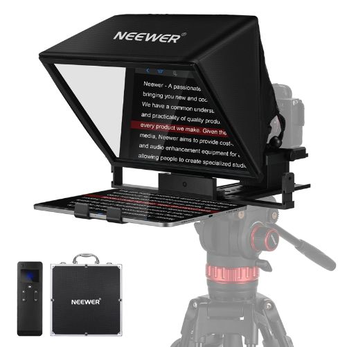 Neewer X14 II Aluminum Alloy Teleprompter With 501PL Quick Shoe Plate