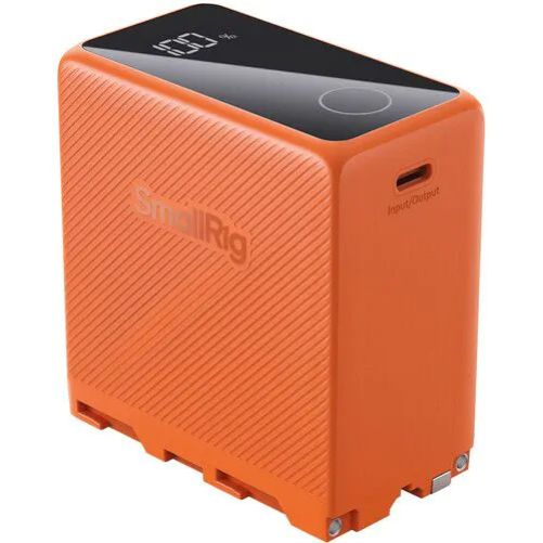 SmallRig L-Series/NP-F970 USB-C Rechargeable Camera Battery (Orange)