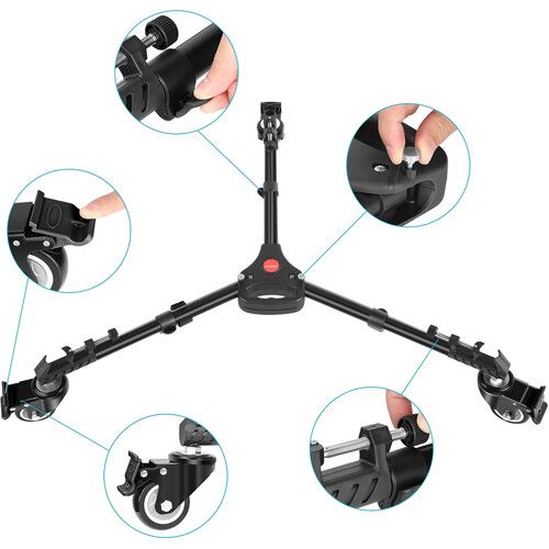 Neewer NW-600 Heavy-Duty Tripod Dolly