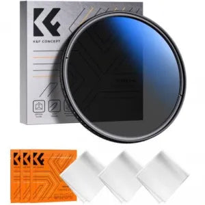 K&amp;F 72mm Variable ND Lens Filter (1-9 Stops) for Camera Lens