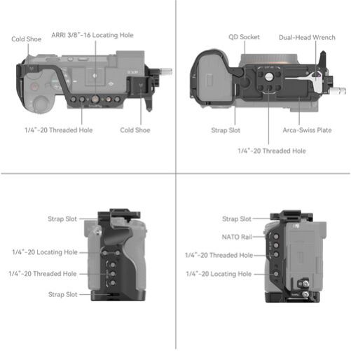 SmallRig Camera Cage Kit for Sony a7C II and a7CR (4422)