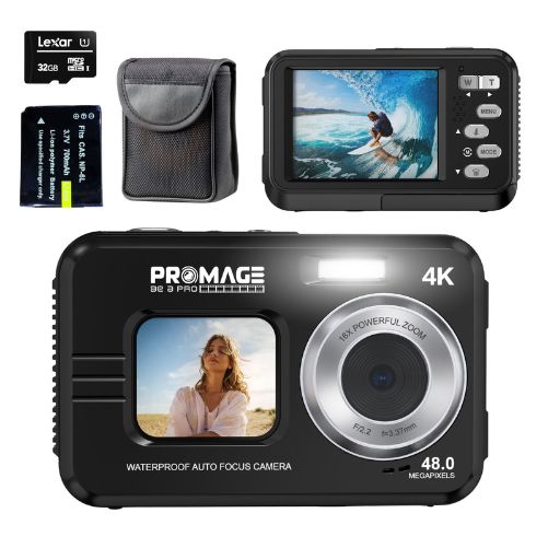 PROMAGE 4K Waterproof Digital Camera (PC150)