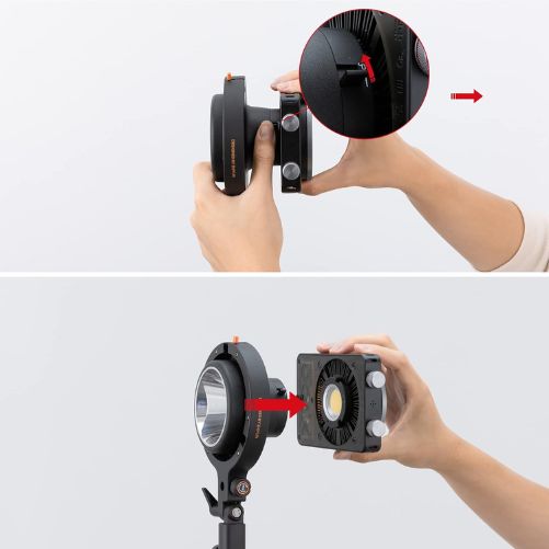 Zhiyun Adapter B for X100 Video Light from Bowens Mount to ZY Mount