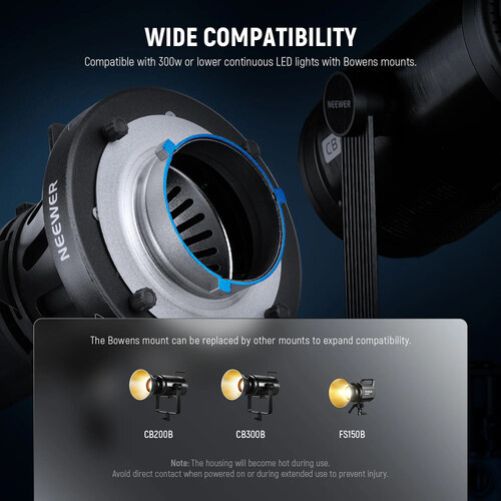 Neewer LS-39 Spotlight Bowens Mount