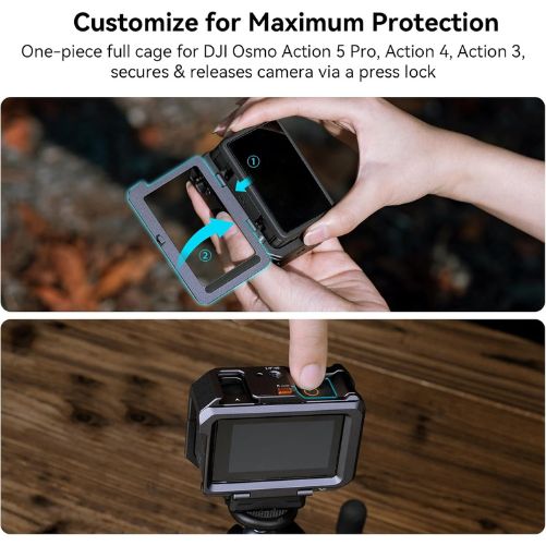 SmallRig Action 5 Pro Action 4 Action 3 Camera Cage for DJII 4119C