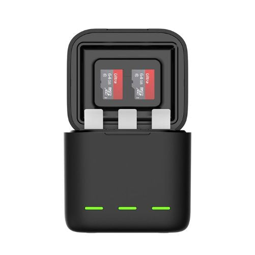 Telesin S0-BCG-10-TGP 3-Channel Triple Storage Battery Charger Box For Gopro