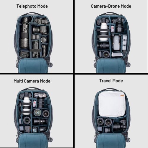 PGYTECH Roller Camera Backpack 30L (Space Black)