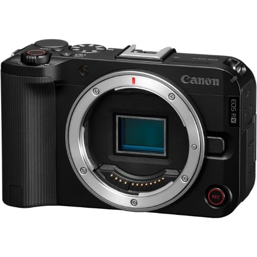 Canon Eos R50 V 4k Video Mirrorless Camera With Rf-S14-30mm F4-6.3 Is Stm Pz Lens - Black