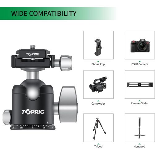 Accsoon TOPRIG BH-01 360° Panoramic Ball Head