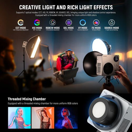 Neewer HB80C RGBWW Mini LED Monolight