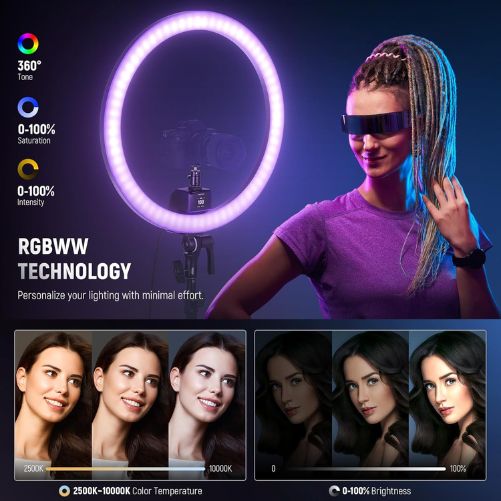 Neewer SRP18C RGB LED Ring Light