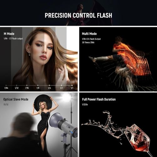 NEEWER Q300 300Ws 2.4G Outdoor Studio Flash