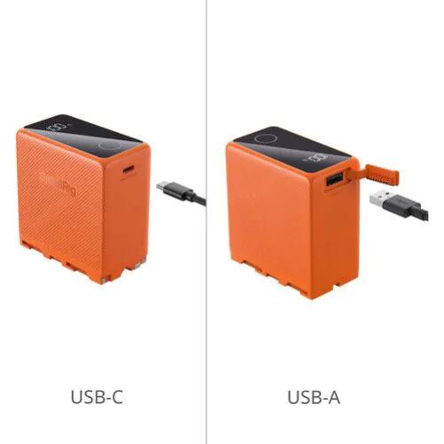 SmallRig L-Series/NP-F970 USB-C Rechargeable Camera Battery (Orange)