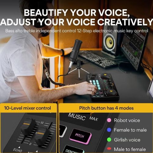 MAONO AU-AM200 S1 Starter All-in-One Podcasting Bundle