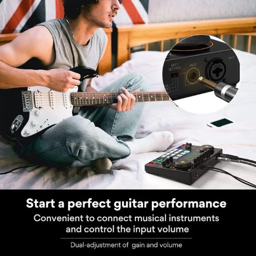 MAONO Caster AME2 10-Channel Podcast Audio Interface