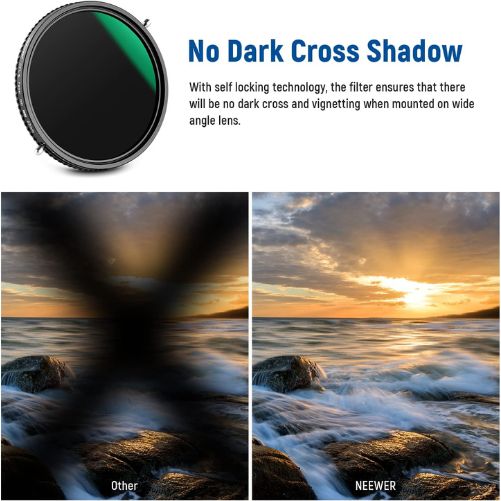 NEEWER 2in1 67mm Variable ND/CPL Filter ND2–ND32