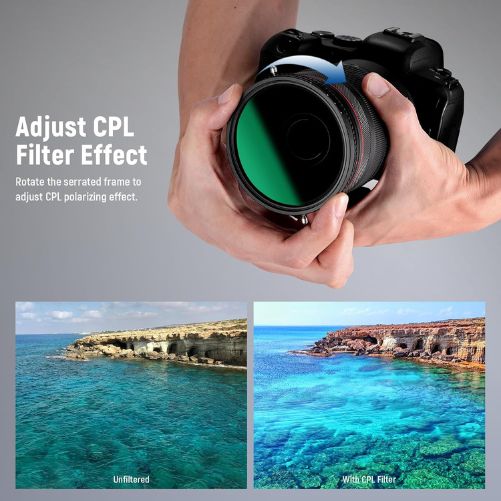NEEWER 2in1 82mm Variable ND/CPL Filter ND2–ND32