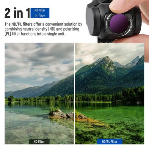 Neewer ND/PL Filter Set for DJI Osmo Pocket 3 (Set of 6)