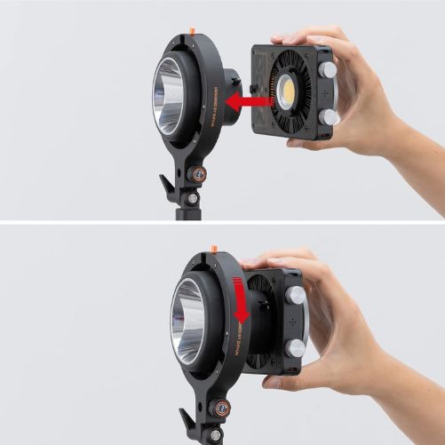 Zhiyun Adapter B for X100 Video Light from Bowens Mount to ZY Mount