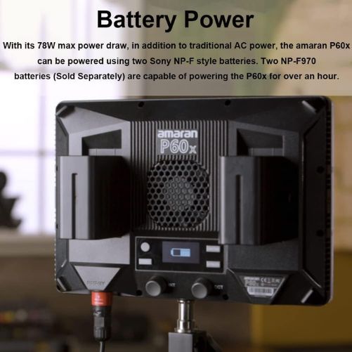 Aputure Amaran P60X 60W Bi Color Lensed LED Panel