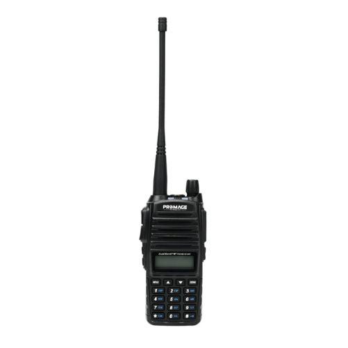 Promage Connect 5W Radio Handheld Dual Band Portable Walkie Talkies With Earpiece - Single Pack (PC-WT820)