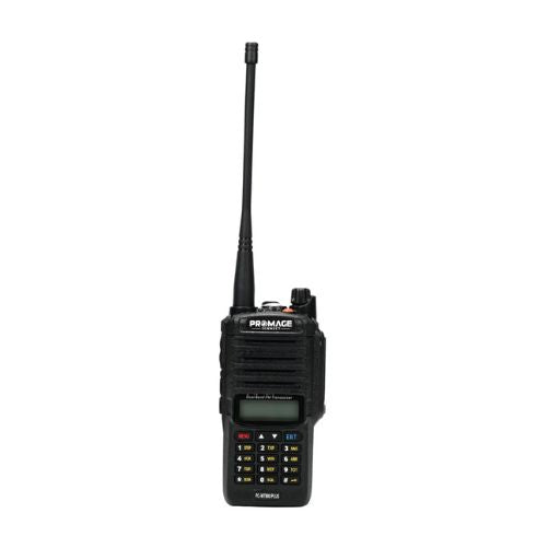 Promage Connect 8W Radio Handheld Dual Band Portable Walkie Talkies With Earpiece - Single Pack (PC-WT900 Plus)