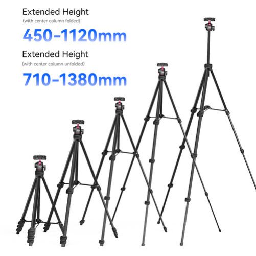 Ulanzi TT51 Aluminum Alloy Portable Tripod with Ball Head