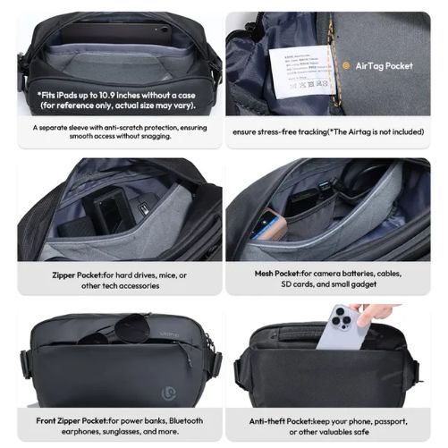 Ulanzi 10L Camera Sling Bag for Outdoor Travel B120
