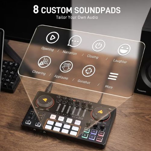 Maono Caster E2 Gen2 Dual XLR Input Audio Interface