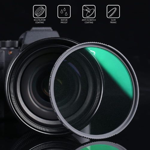 K&amp;f 82mm Black Diffusion Pro-Mist 1/4 + 1/8 Filter Kit