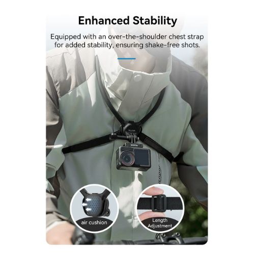 Telesin S2-HNB-09 Action Camera Neck Mount Se2.0 (Black)