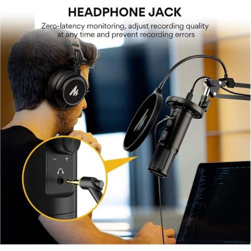 MAONO AU-PM422 Podcast USB Microphone Plug & Play