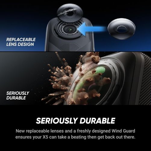 Insta360 X5 8K 360º Action Camera - Black